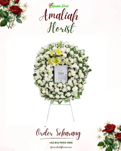 Krans Bunga Duka Cita anjun